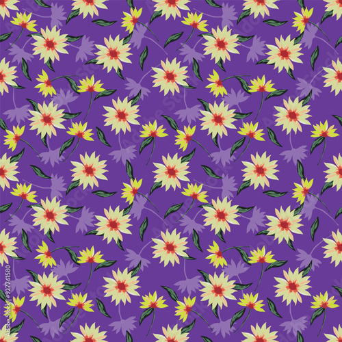 Elegance pink floral stems seamless pattern on a grey background. Vector hand drawn. Artistic, abstract flowers and tiny leaves, buds bells printing. Template for designs, fabric, fashion, textile

