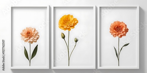 Painting and Picture Frame, art picture on wall and decorating living room