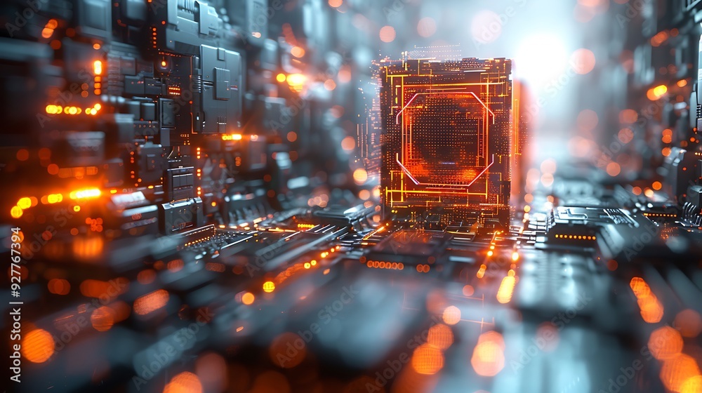 Futuristic CPU projecting a holographic blueprint of itself, with floating digital data layers, double exposure effect, white background, ethereal light and sharp holographic edges, Futuristic CPU projecting a holographic blueprint of itself, with floating digital data layers, double exposure effect, white background, ethereal light and sharp holographic edges,