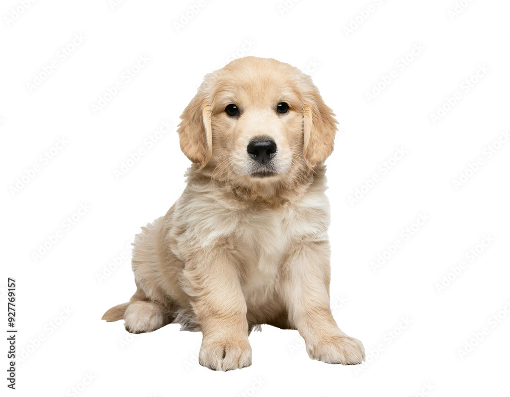 Golden Retriever Welpe isoliert Hintergrund, Freisteller, Transparent Golden Retriever Welpe isoliert Hintergrund, Freisteller, Transparent