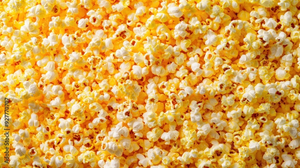 Close-up of Buttery Popcorn Close-up of Buttery Popcorn