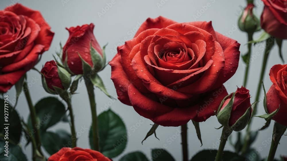color red of shades in petals roses fragrant and Lush. color red of shades in petals roses fragrant and Lush.