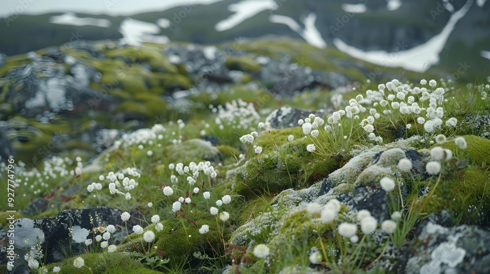 Tundra expanses where nature demonstrates its harsh Tundra expanses where nature demonstrates its harsh