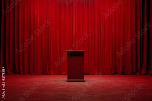 Presentation podium
