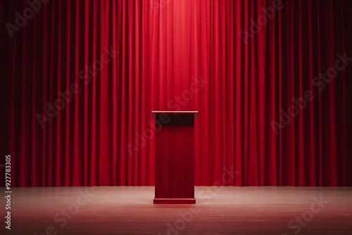 Presentation podium
