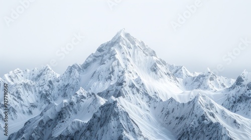 Snow-Capped Mountain Peaks