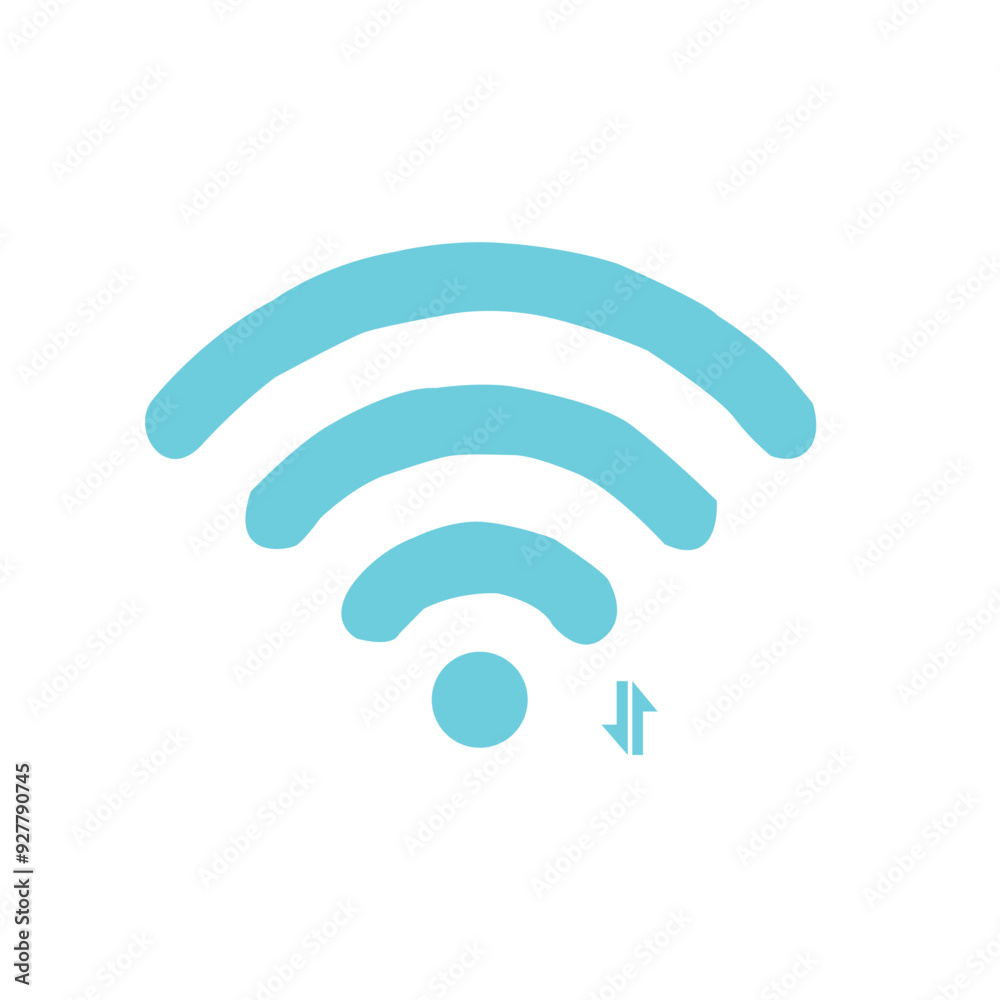 Simple vector icon wifi. Wifi icon. Communication wireless signal level wifi sign. Simple vector icon wifi. Wifi icon. Communication wireless signal level wifi sign.