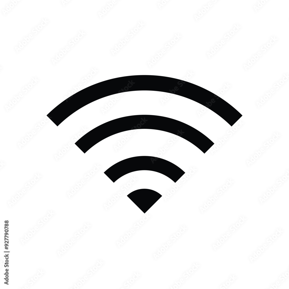 Wifi icon set. signal vector icon. Wireless internet icon vector. Wifi icon set. signal vector icon. Wireless internet icon vector.