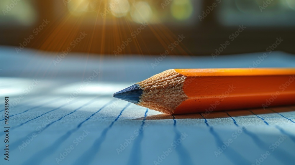 Pencil on Lined Paper