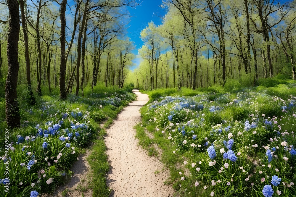 Obraz premium spring in the park