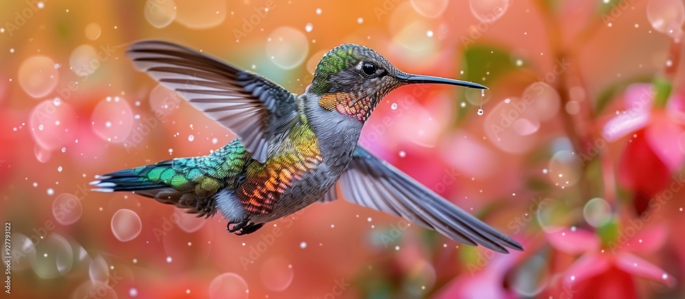 Hummingbird in Flight