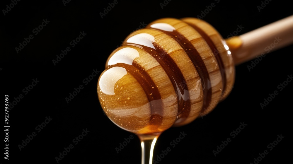 Honey Dripping From a Dipper
