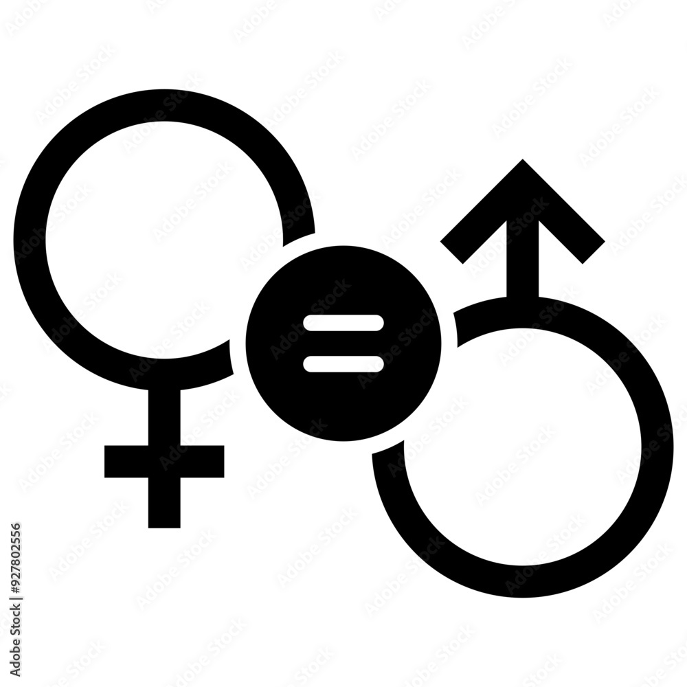 Gender Equality Icon Gender Equality Icon