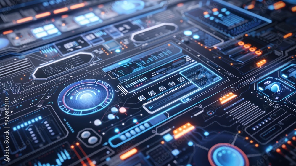 Futuristic Technology Interface Futuristic Technology Interface