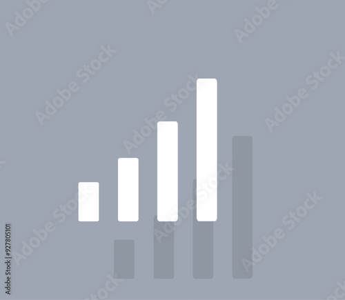 Vector icon of white color with shadow on gray background Free Download Vector icon of white color with shadow on gray background - GFXLoad