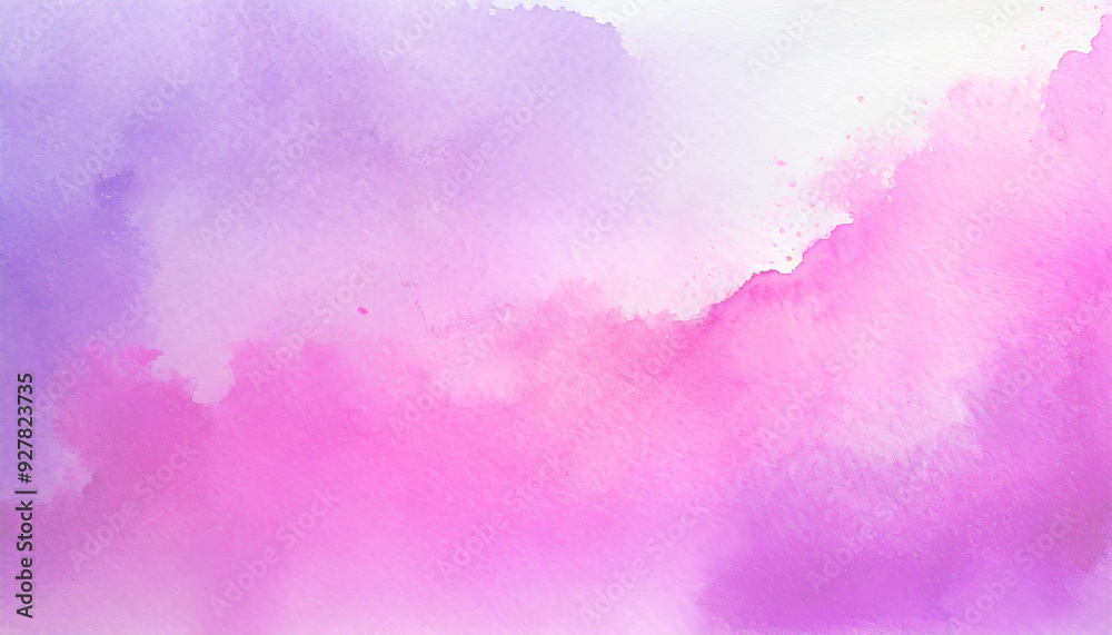 Obraz premium Abstract pale magenta and pale purple watercolor splash backround