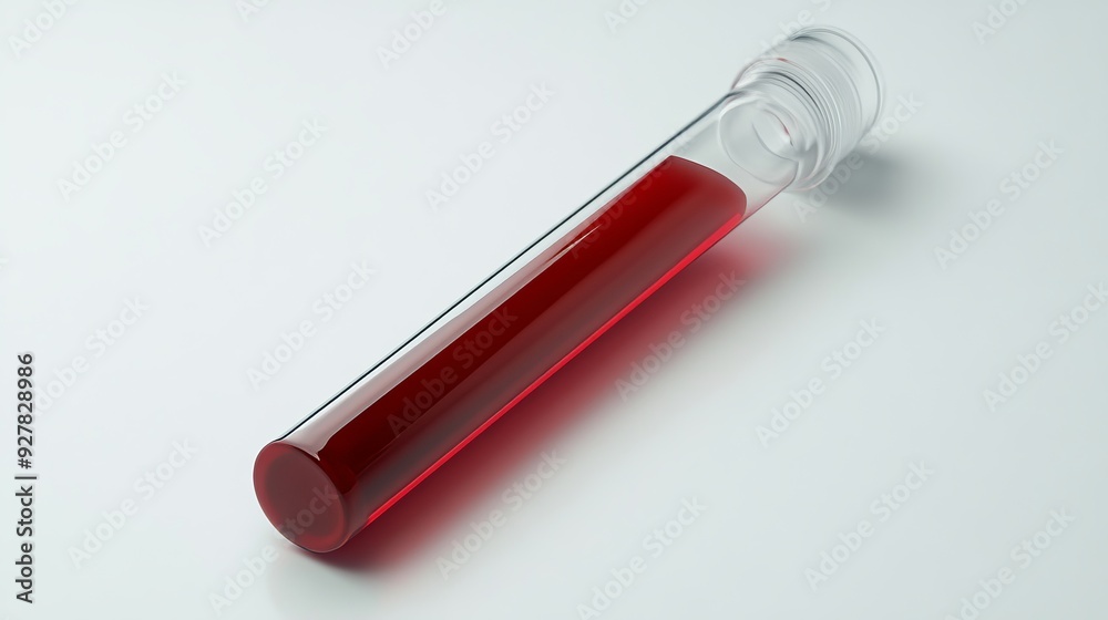 Blood test for the monkey pox virus. A laboratory assistant holds a test tube with blood in his hands, a suspicion of the monkey pox virus. The concept of the smallpox pandemic and viral infection Blood test for the monkey pox virus. A laboratory assistant holds a test tube with blood in his hands, a suspicion of the monkey pox virus. The concept of the smallpox pandemic and viral infection