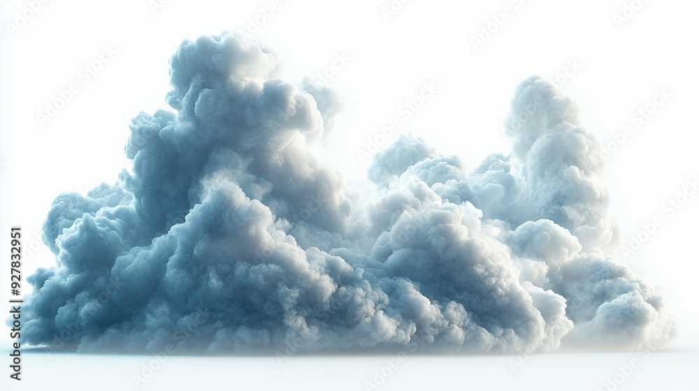 A large, fluffy, and ominous-looking cloud fills the bottom half of the image. A large, fluffy, and ominous-looking cloud fills the bottom half of the image.