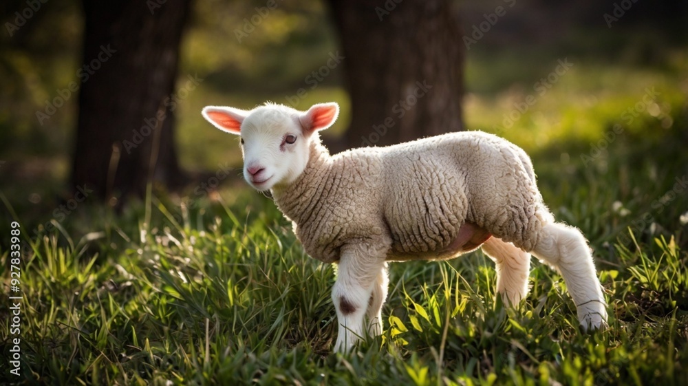 Obraz premium sheep and lamb