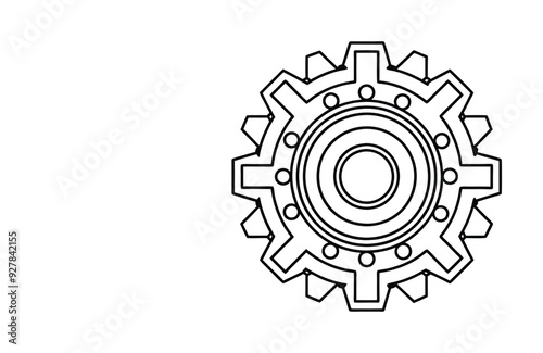 Setting Icon Vector.