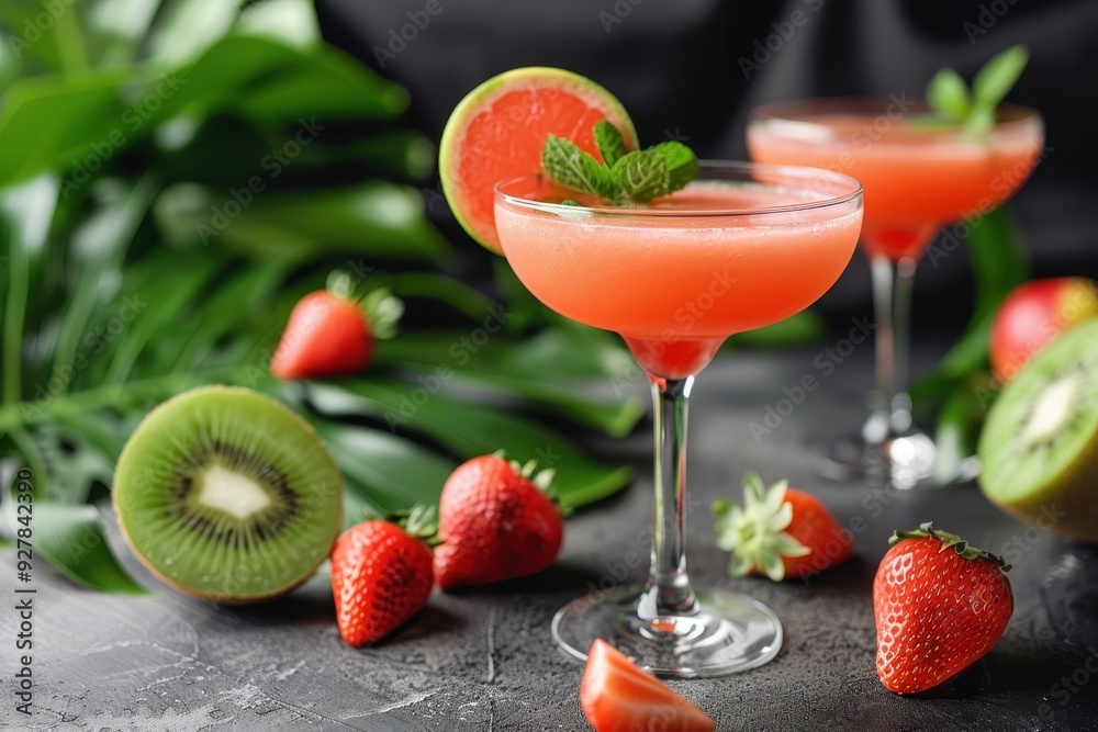 Fruit daiquiri cocktail