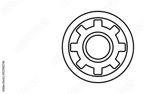 Setting Icon Vector.