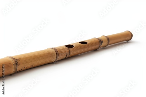 Isolated Korean bamboo flute