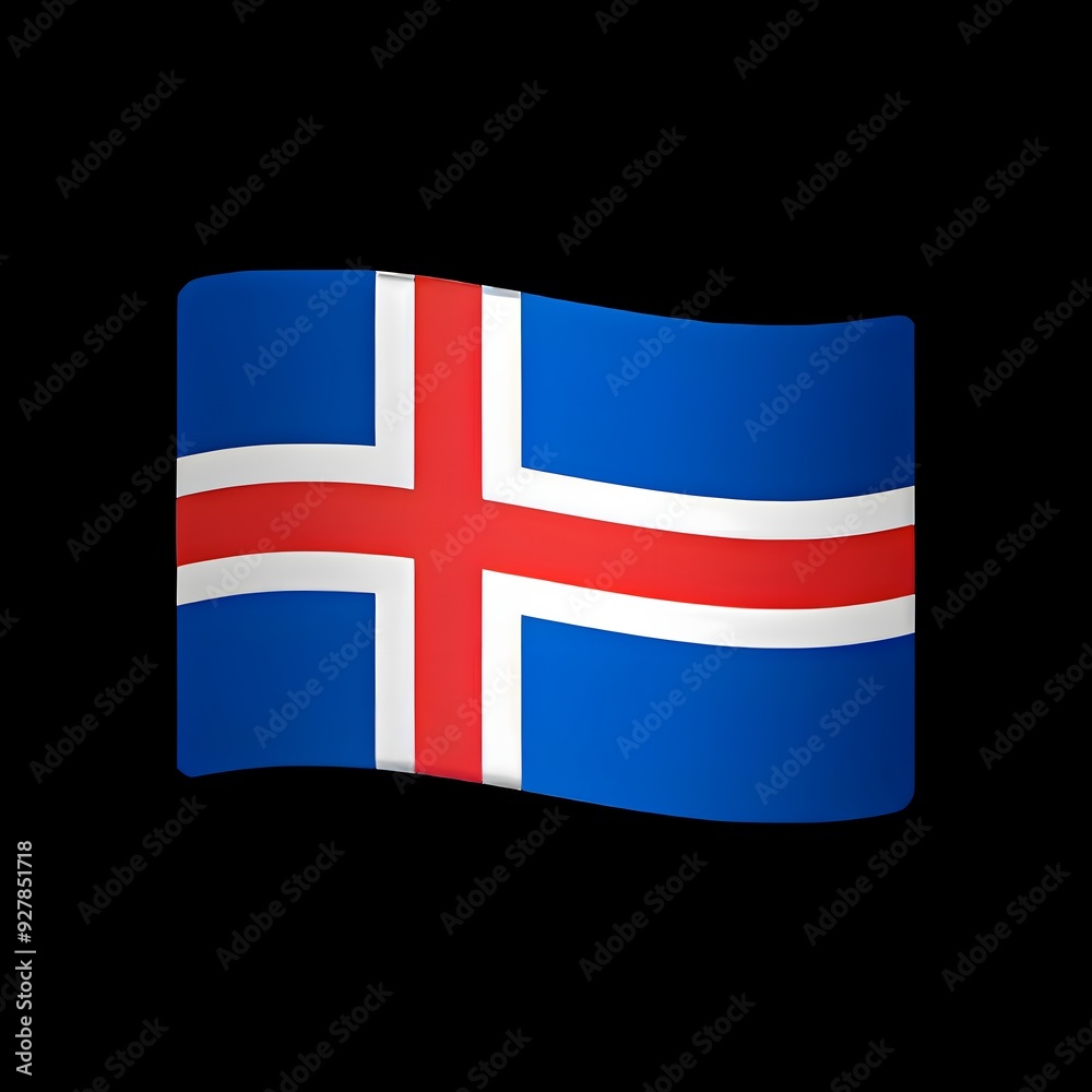 Obraz premium Icelandic Flag