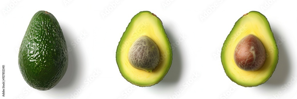 Fresh avocado fruit closeup view Fresh avocado fruit closeup view