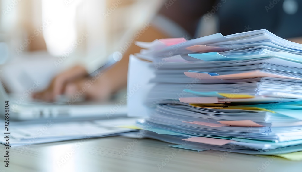 pile of documents pile of documents