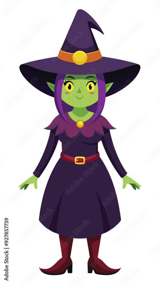 halloween witch with a broom halloween witch with a broom