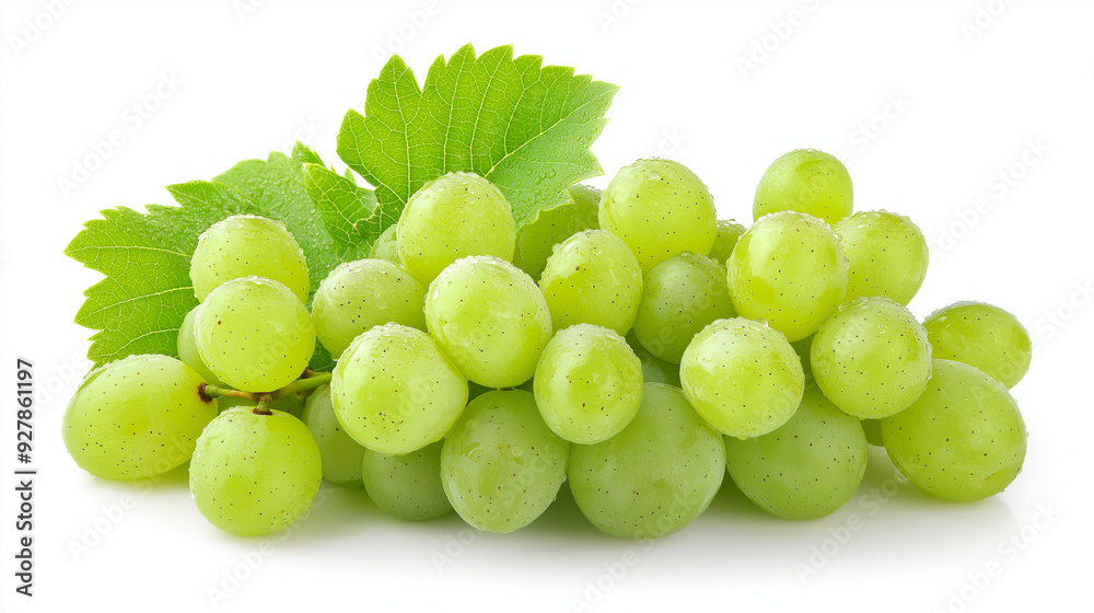 green grape isolated on white background green grape isolated on white background