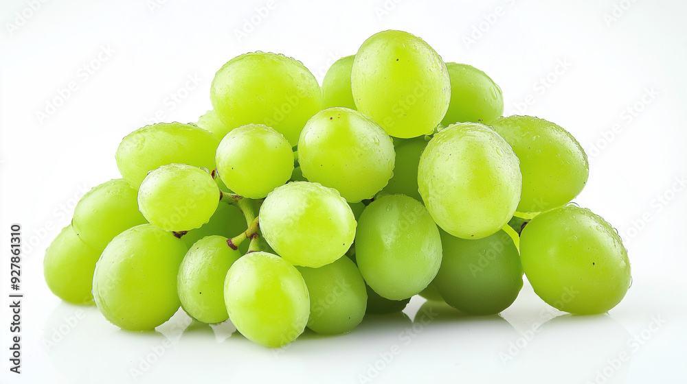green grape isolated on white background green grape isolated on white background