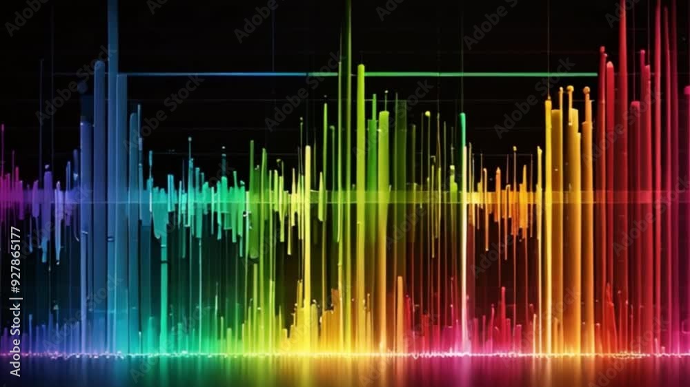 abstract background with rainbow colors