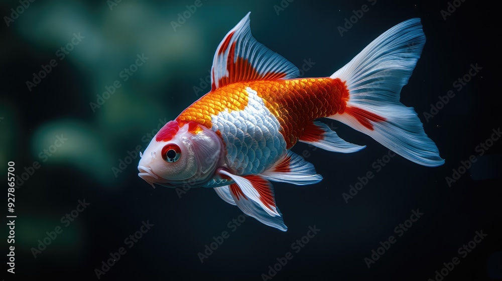 goldfish in aquarium goldfish in aquarium
