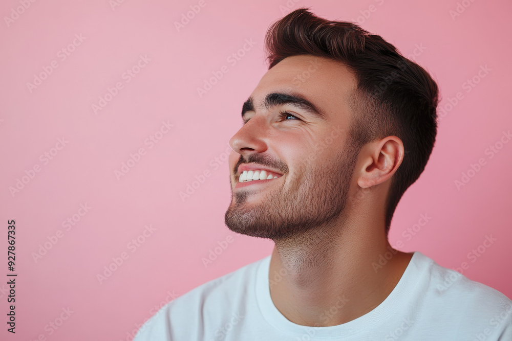 Obraz premium A close up of a man's face