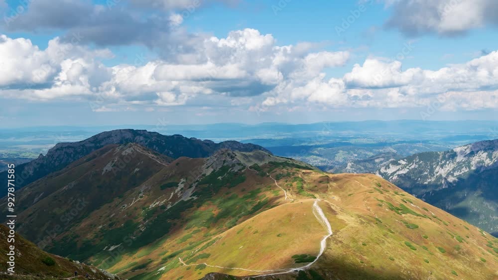 Summer Vibrance: Tatra Mountains Panorama and Cloudscape
