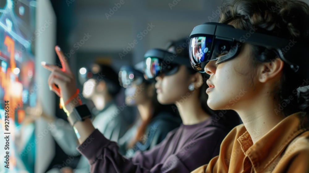 Interactive Classroom Experience: Students with Augmented Reality Glasses Engaging with 3D Models to Enhance Learning and Visualize Lecture Topics Interactive Classroom Experience: Students with Augmented Reality Glasses Engaging with 3D Models to Enhance Learning and Visualize Lecture Topics