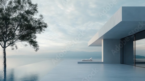 Modern Minimalist Villa by the Sea