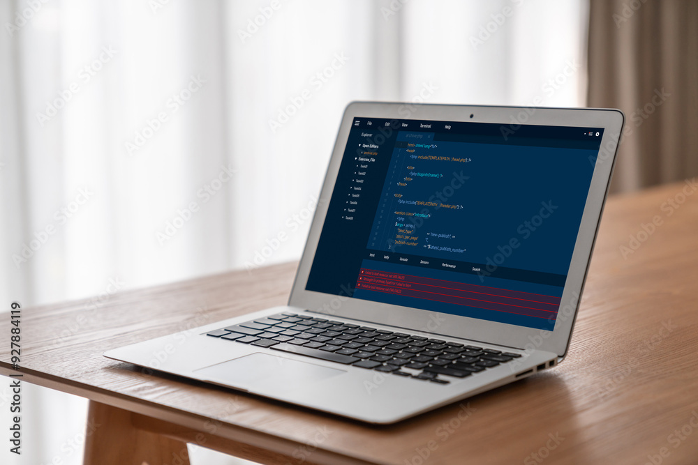 Software development programming on computer screen for modish application and program coding Software development programming on computer screen for modish application and program coding