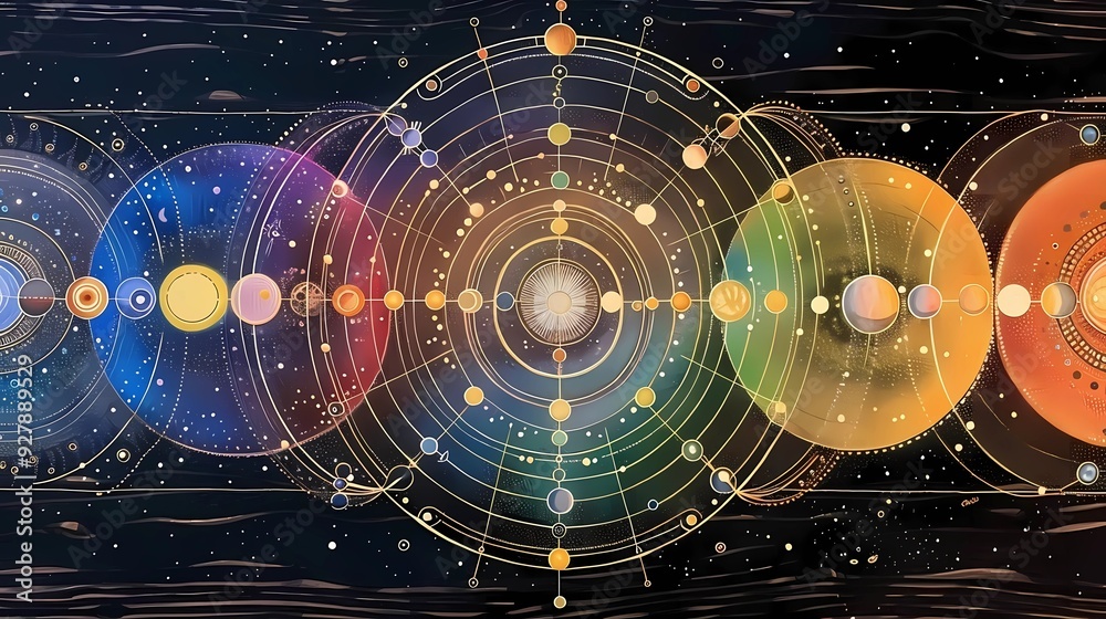 Obraz premium astrology background 