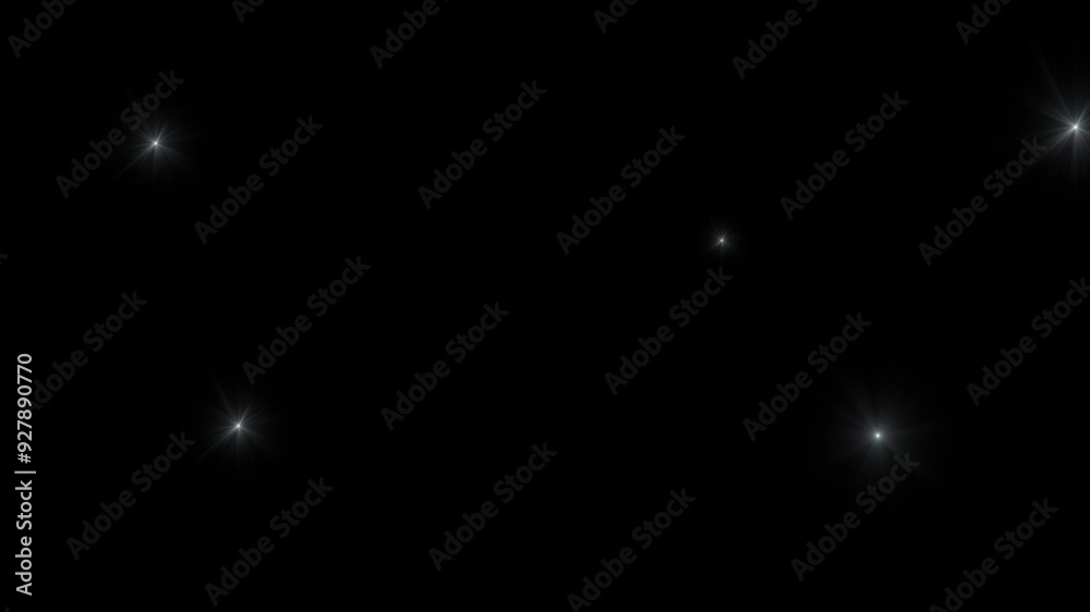 Camera flashes of photographers on a black background. Photo camera flashes on the stadium, music festival, sport arena or Fashion event.