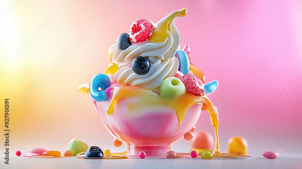 Table Top Food Ice Cream Table Top Food Ice Cream