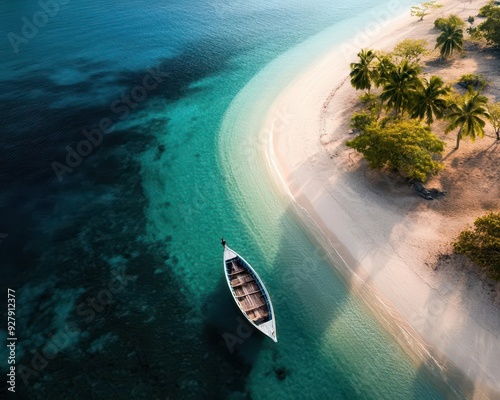 Island hopping, vibrant coasts, dynamic exploration, ocean adventure photo