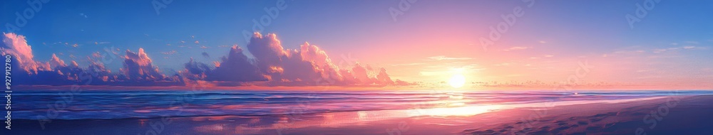Surreal anime-style Summer Seascape: Enchanted Twilight on the Beach with Ethereal Coastal Vistas for Beach Party Flyers and Ideal Travel Postcards,Anime-Style,illustration,Picture BooksFor Poster,Nov Surreal anime-style Summer Seascape: Enchanted Twilight on the Beach with Ethereal Coastal Vistas for Beach Party Flyers and Ideal Travel Postcards,Anime-Style,illustration,Picture BooksFor Poster,Nov