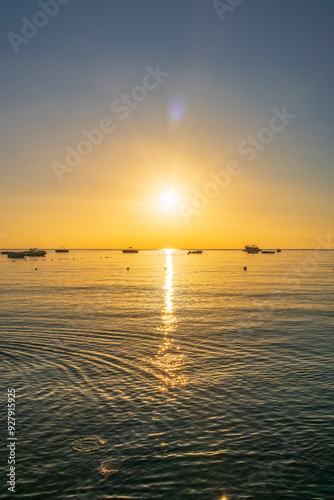 Scenic view of Naama Bay, Sharm-el-Sheikh, Egypt photo