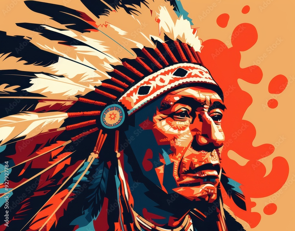 Obraz premium Indignenous Peoples Day