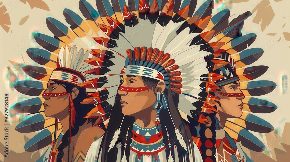 Fototapeta premium Indignenous Peoples Day