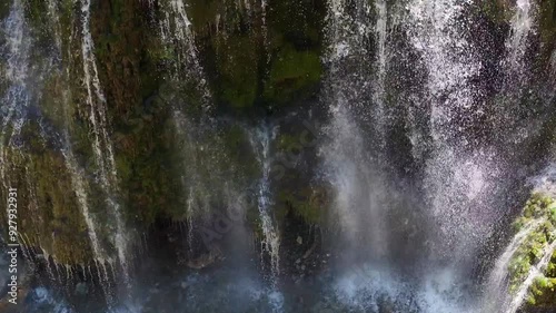 Kuzalan Waterfall Drone Video, Blacksea Region Dereli, Giresun Turkiye (Turkey) photo