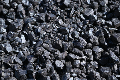 Wallpaper Mural pile of anthracite coal fuel close-up   Torontodigital.ca